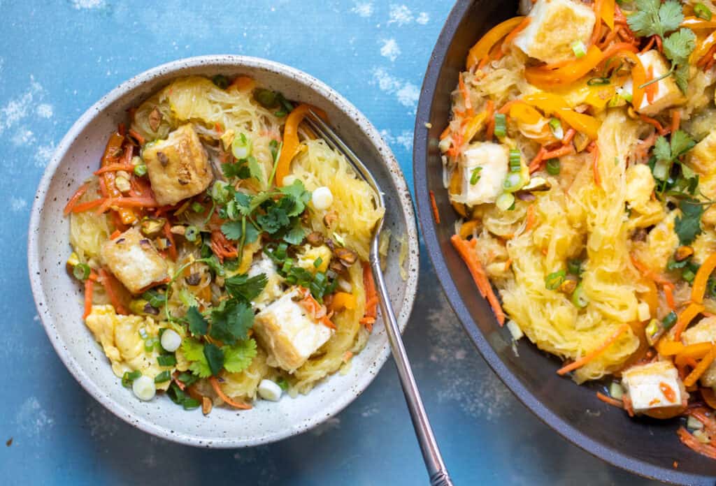Spaghetti Squash Pad Thai