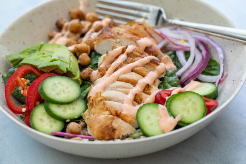 Rotisserie Chicken Grain Bowls