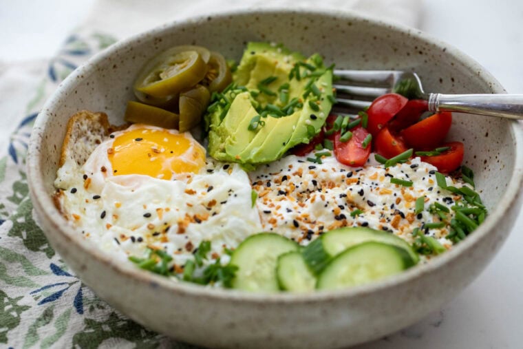 Savory Cottage Cheese Bowls